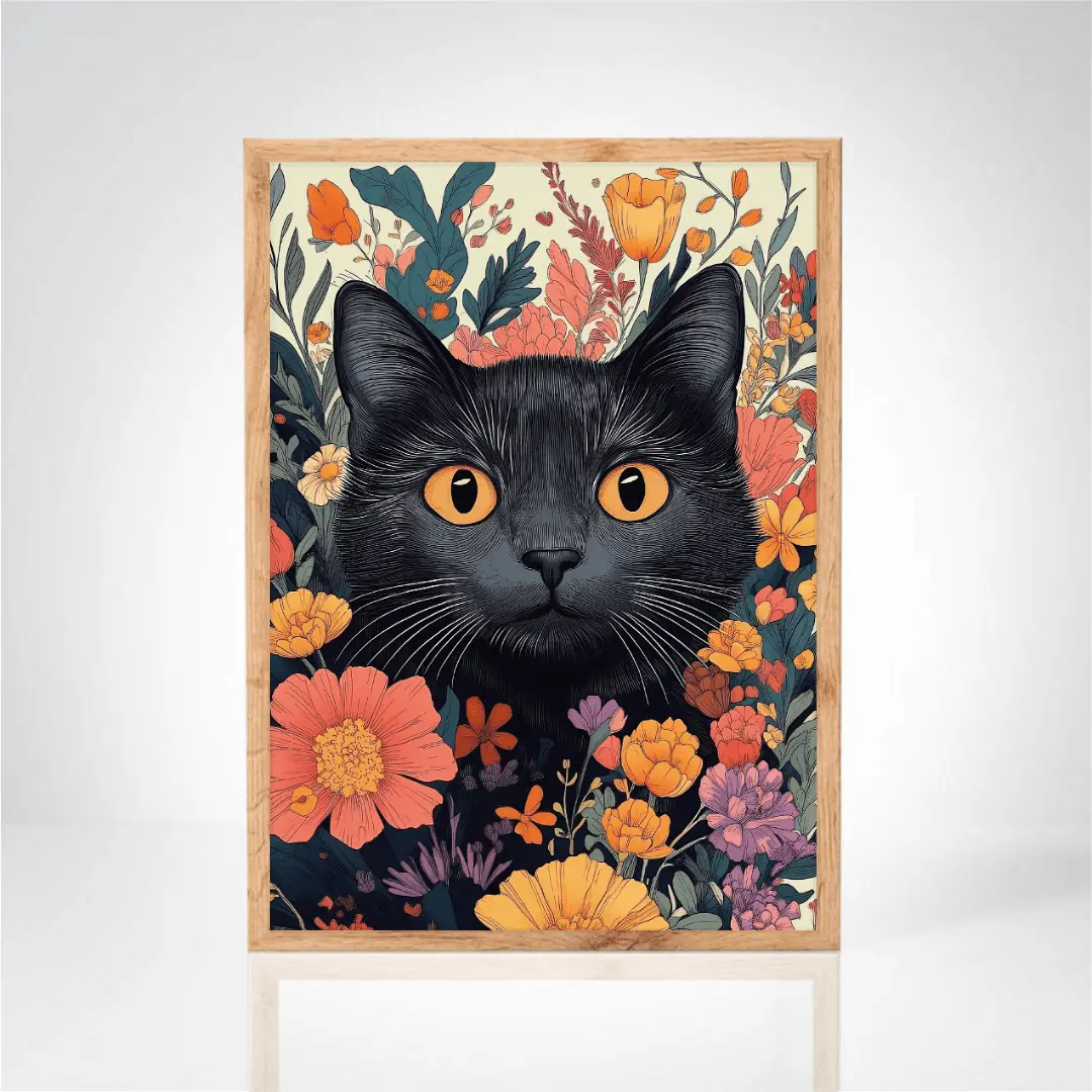 Affiche "L’Élégance au Cœur de la Nature"