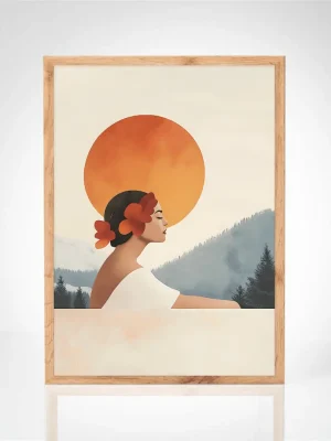 Affiche "Élégance et Sérénité"