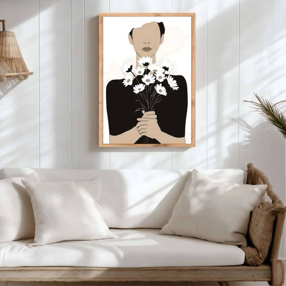 Affiche "visage abstrait" – Image 2