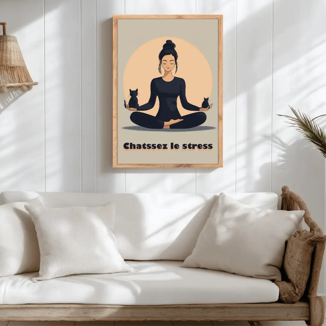 Affiche "Chatssez le stress" – Image 2