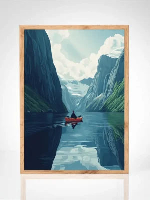 Affiche "Fjord - Évasion Nordique"