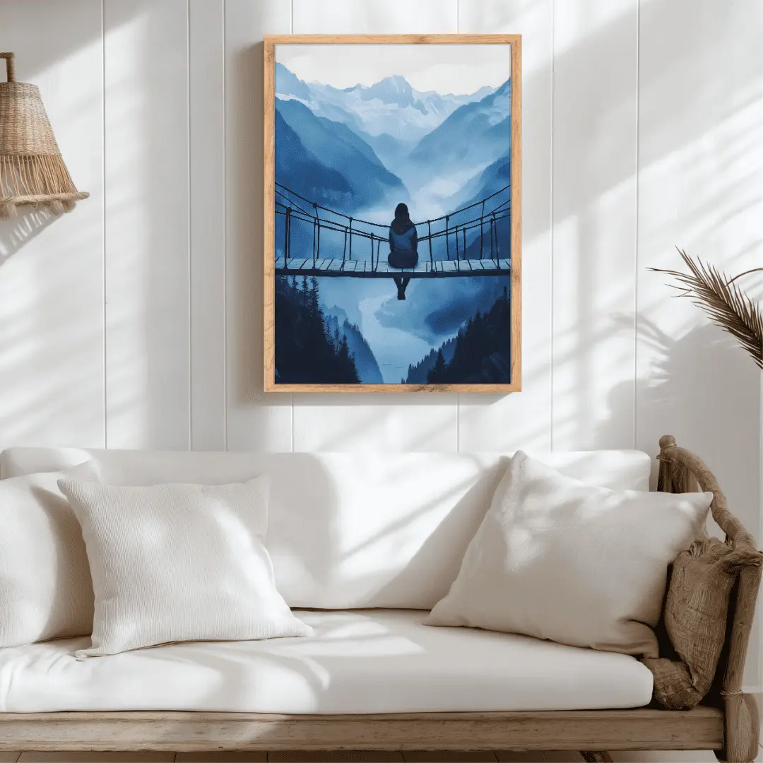 Affiche "Contemplative en Montagne" – Image 2