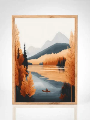 Affiche "Sérénité Automnale"