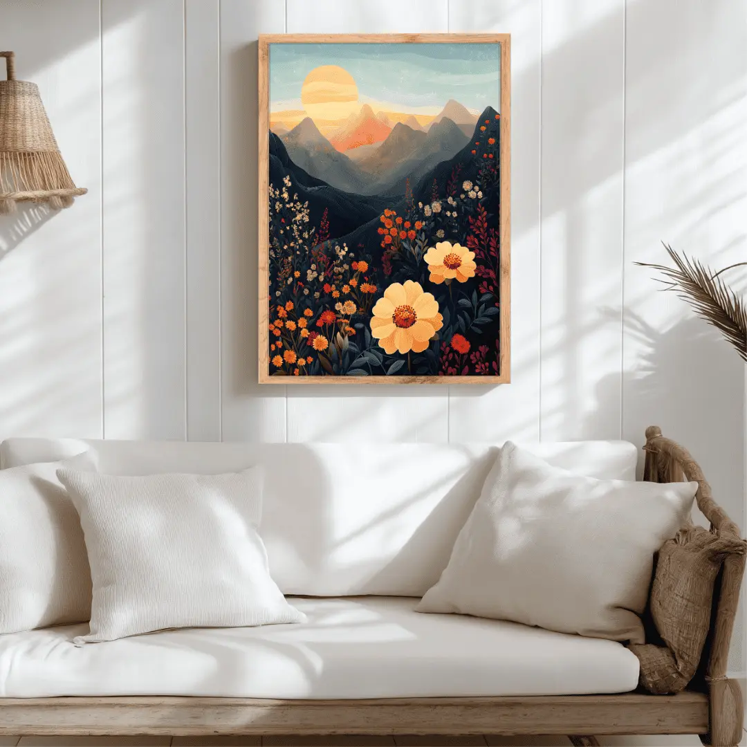 Affiche "Paysage Fleuri" – Image 2