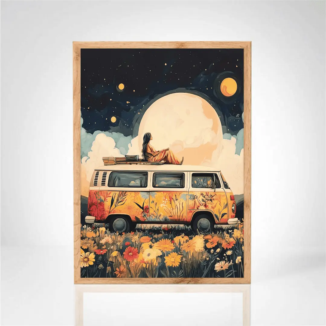 Affiche "Lune majestueuse"