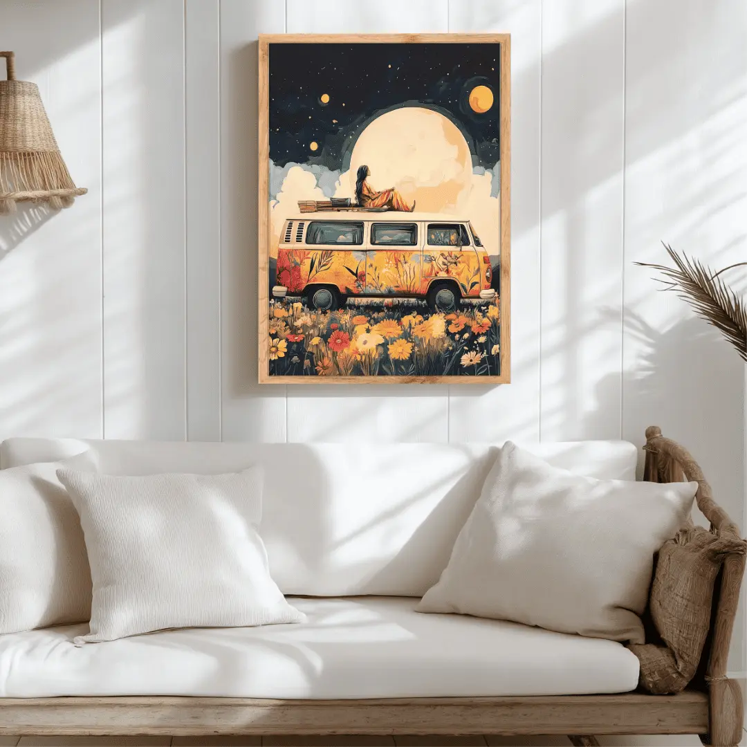 Affiche "Lune majestueuse" – Image 2