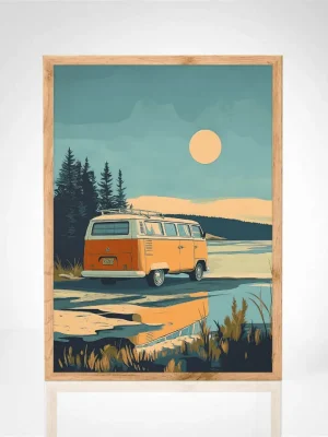 Affiche "Évasion et Sérénité"