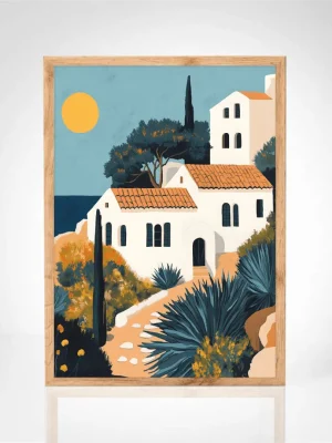 Affiche "Style Méditerranéen"
