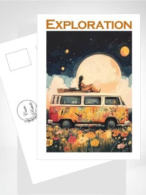 Carte postale "Exploration"