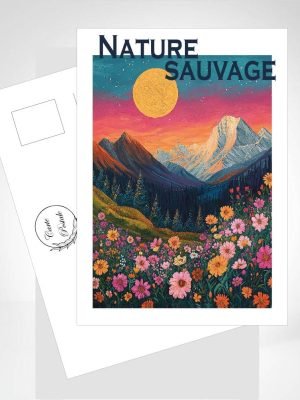 Carte postale "Nature sauvage"
