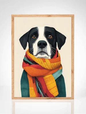 Affiche "L’Élégance Canine"