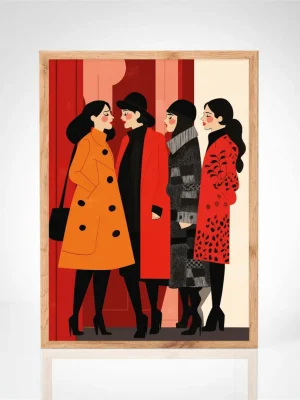 Affiche "l’Amitié en Couleurs"