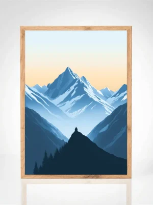 Affiche "Évasion en Altitude"