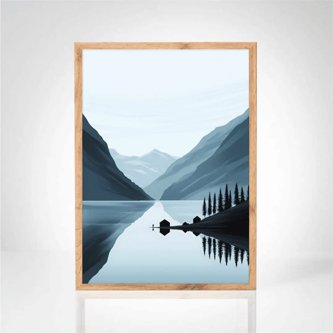 Affiche "Paysage Nordique"