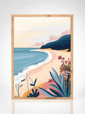 Affiche "Bord de Mer"