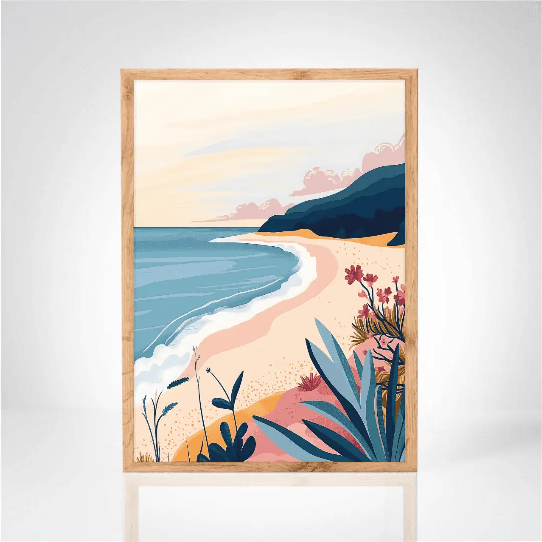 Affiche "Bord de Mer"