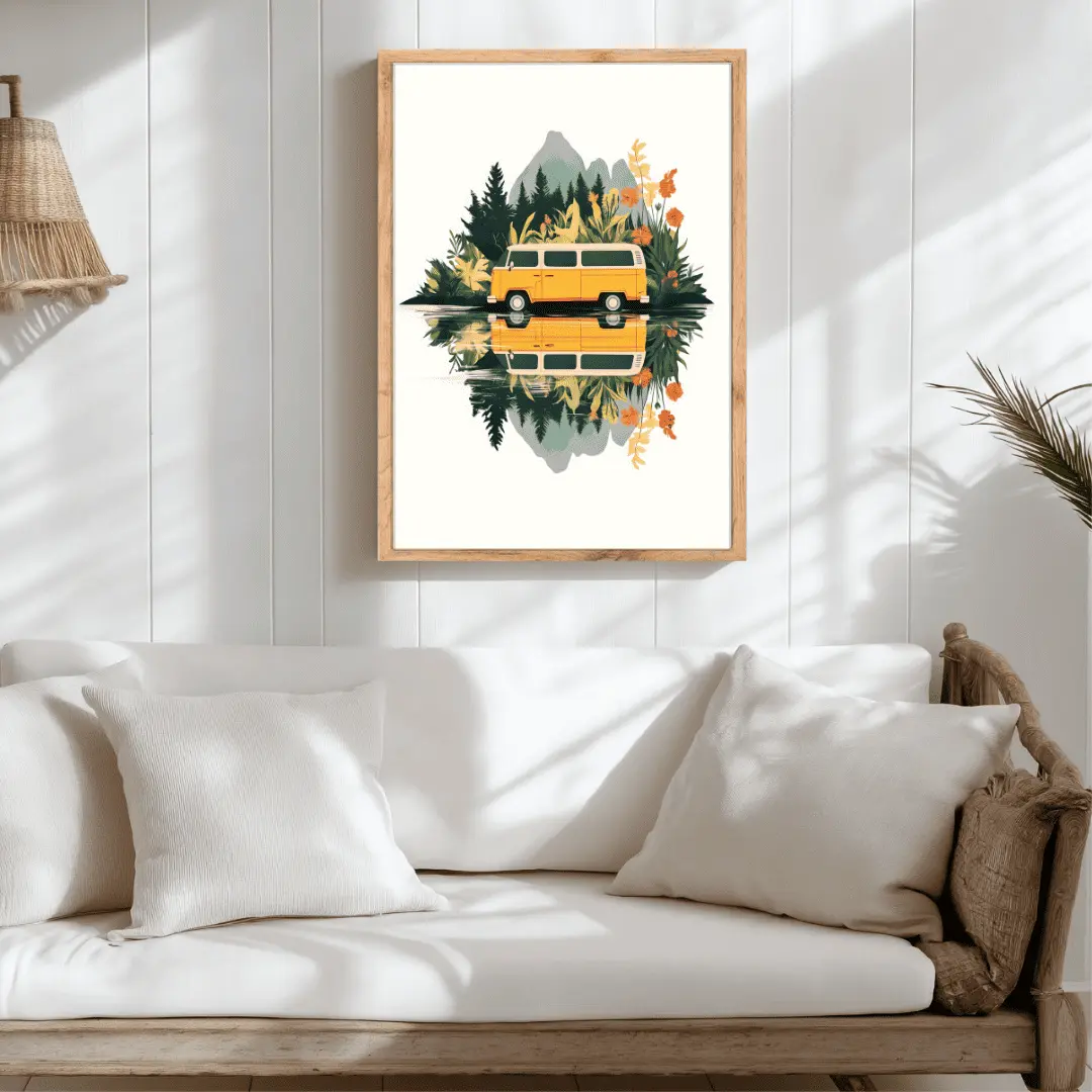 Affiche "Van in the mountains" – Image 2
