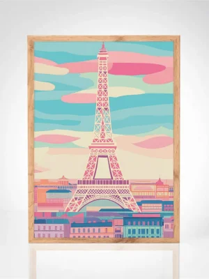Affiche "Paris en Pastel"