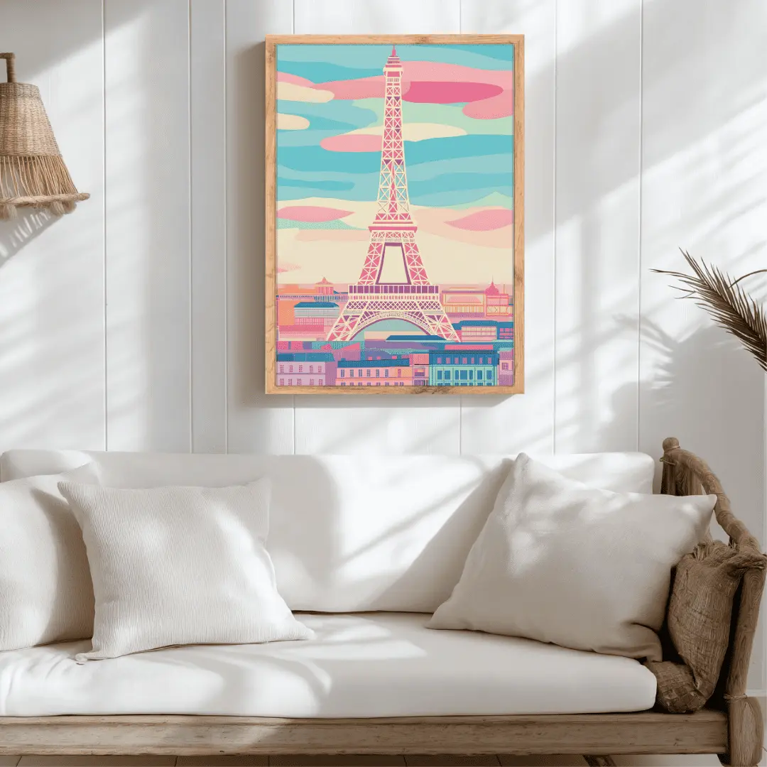Affiche "Paris en Pastel" – Image 2