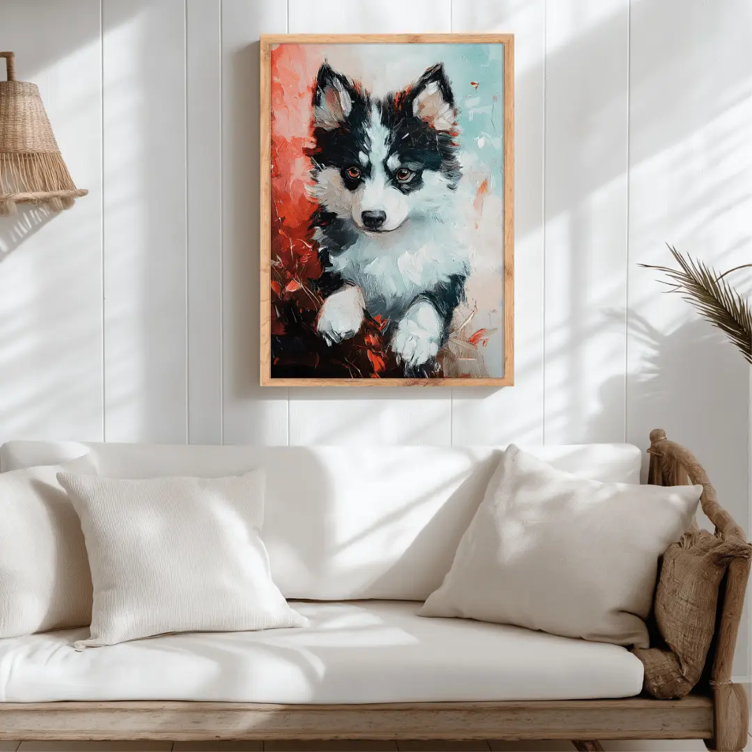 Affiche "Chiot Husky" – Image 2