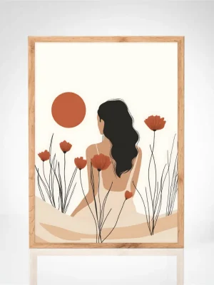 Affiche "Sérénité au Soleil"