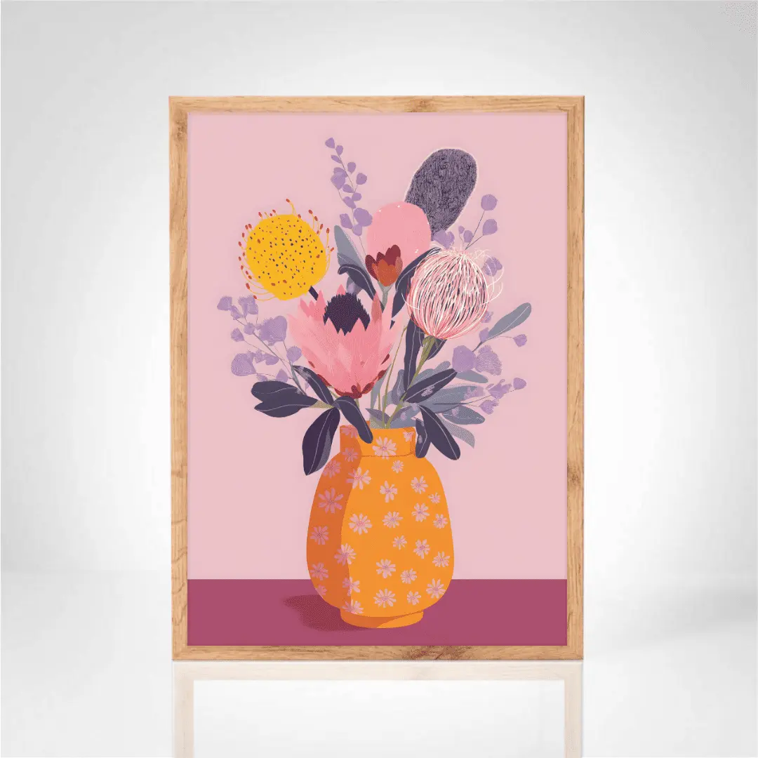 Affiche "Jardin de Couleurs"