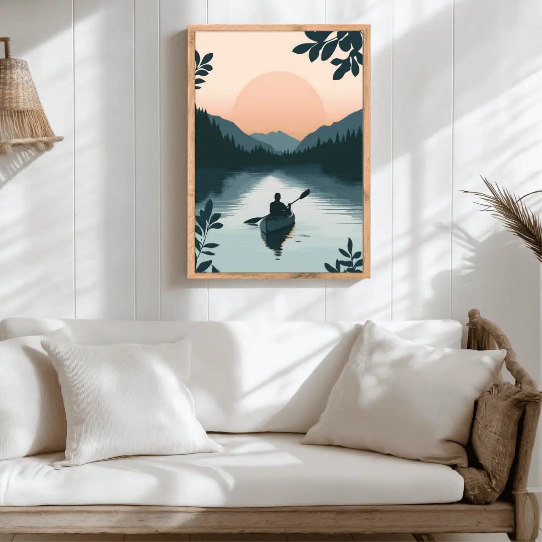 Affiche "Évasion en Kayak" – Image 2