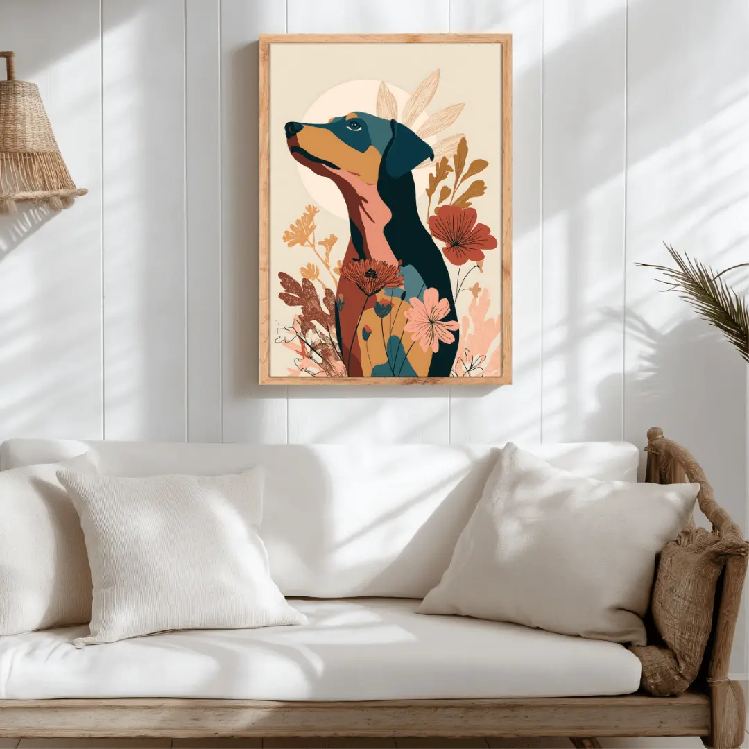 Affiche "Un chien en couleurs" – Image 2