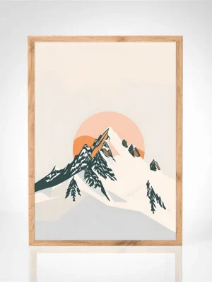 Affiche "La montagne en douceur"