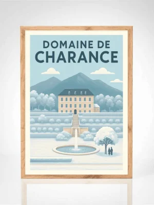 Affiche "Domaine de Charance, ville de Gap"