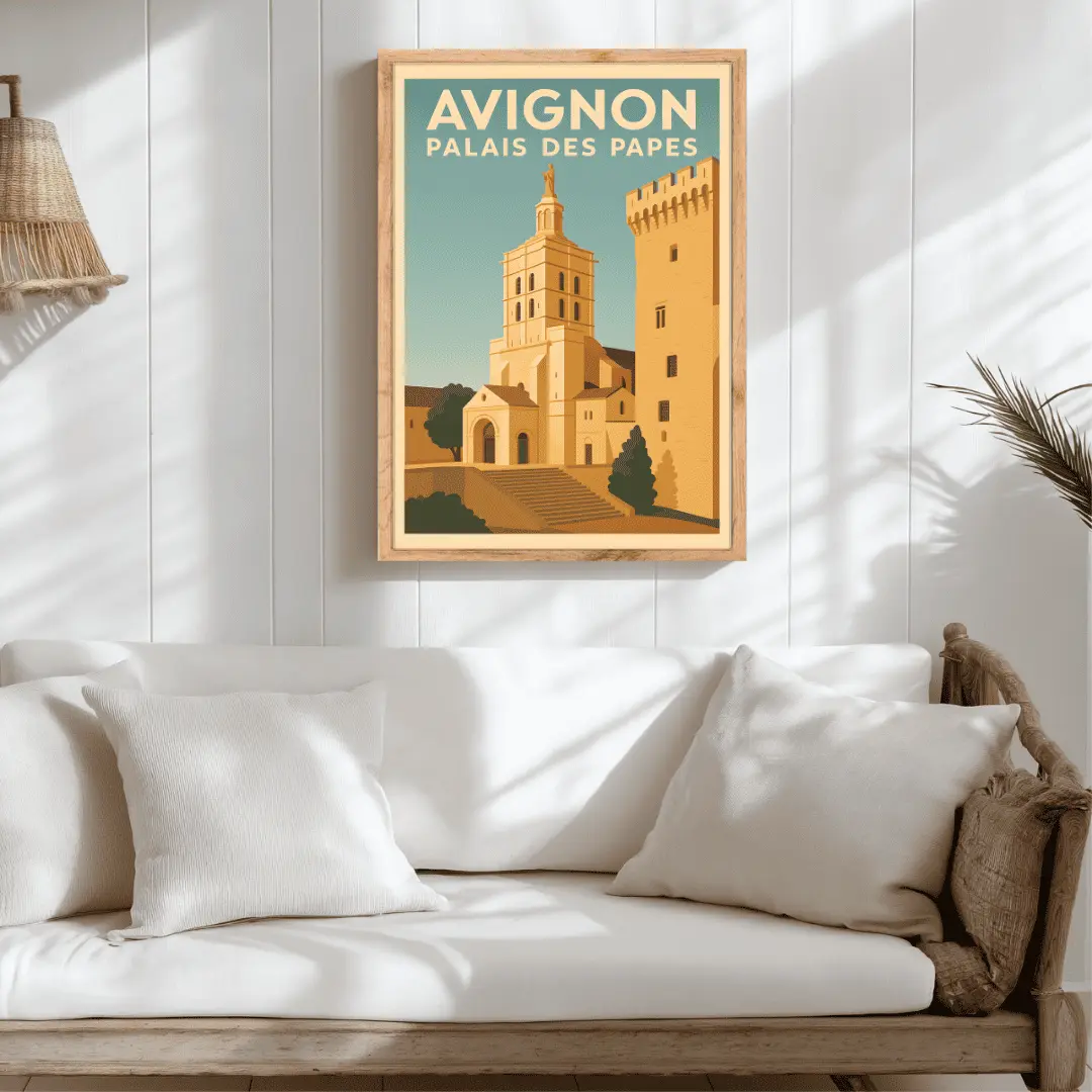 Affiche "Avignon - Palais des Papes" – Image 2