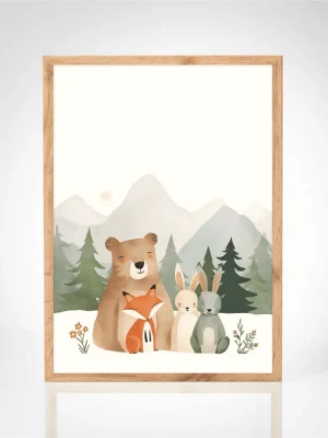 Affiche "Compagnons de la forêt"