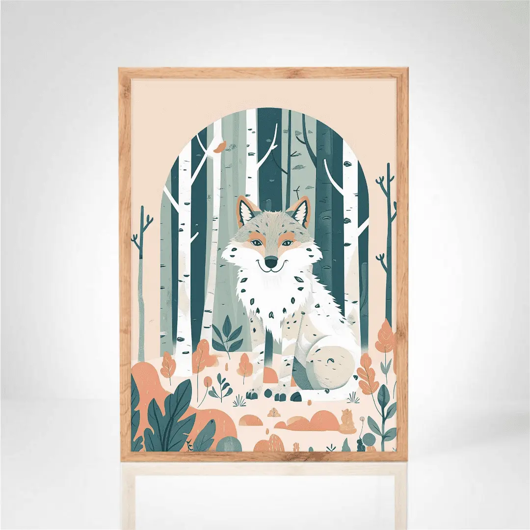 Affiche "Loup des bois"