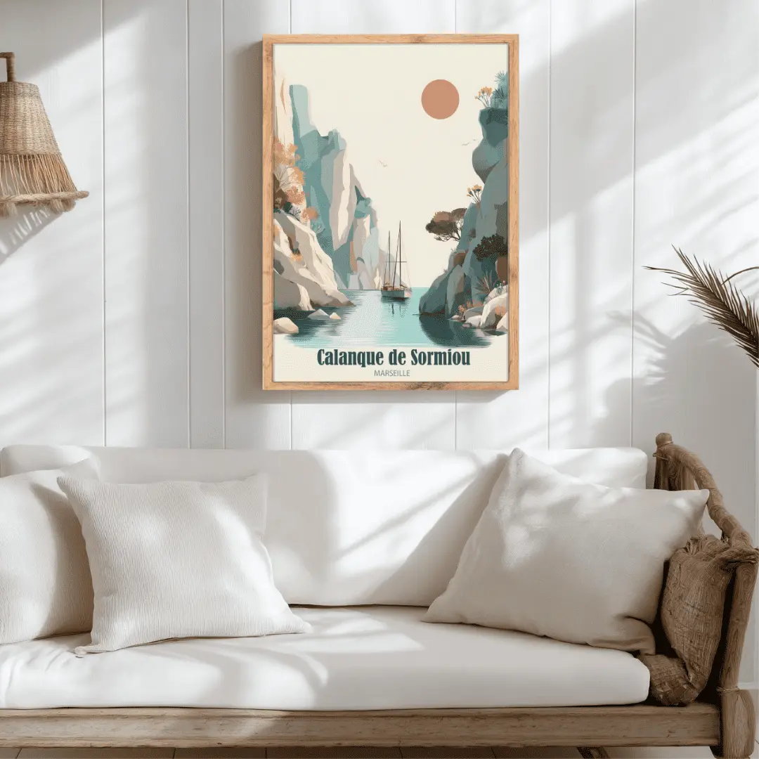Affiche "Les Calanques de Marseille" – Image 2