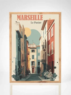 Affiche "Le Panier - Marseille"
