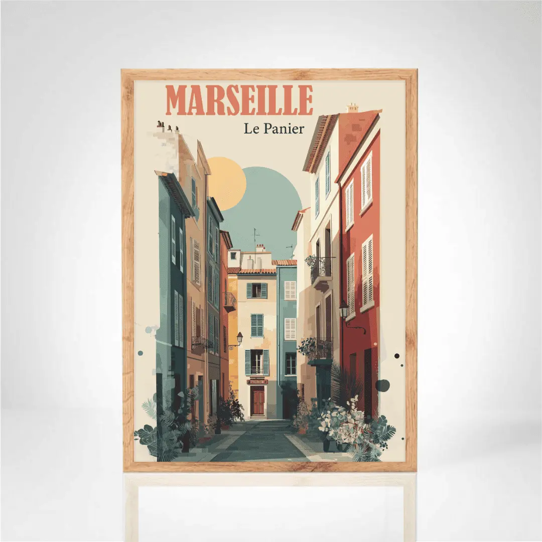 Affiche "Le Panier - Marseille"