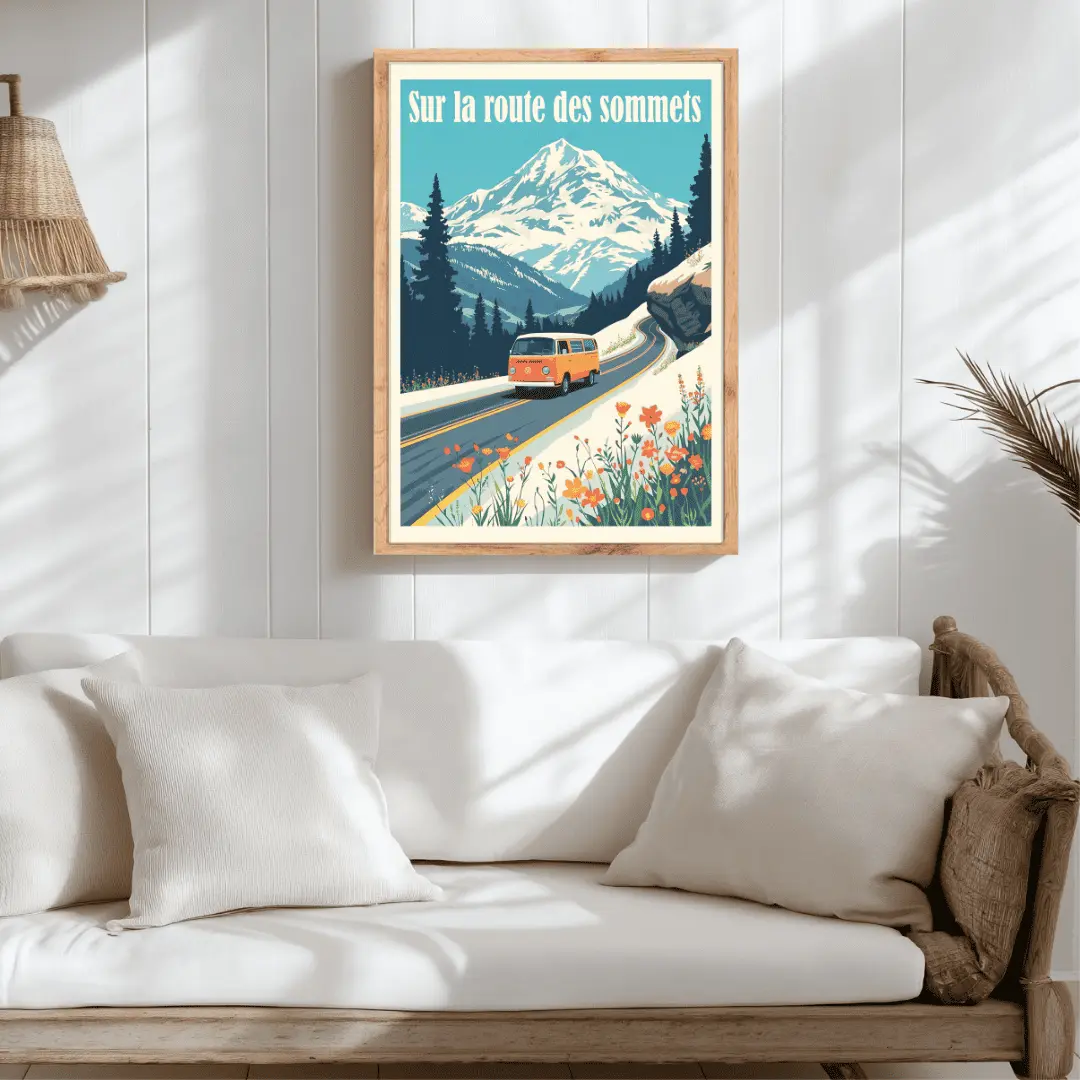 Affiche "Sur la route des sommets" – Image 2