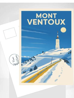 Carte postale "Mont Ventoux hiver"